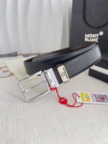 品名：万宝龙.Montblanc原单 腰带 皮带 型号：针扣，新款原版经典精品针式扣头，实物拍摄，原版头层牛皮 材料：百分百头层牛皮，保证真皮。双面可用专柜同等