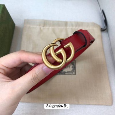 特 Gucci 古奇原版品质 头层小牛皮 进口头原版底 20Mm 搭配经典Cc古金扣 简单大方 时尚标杆