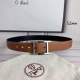 HermèS 爱马仕针扣 原单品质 头层牛皮 土黄色荔枝纹搭配黑色平纹 32Mm宽 双面可用 配官网H黑间银扣