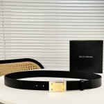 D&G 经典版扣，腰带新款 精工铜制五金扣，原版纳帕牛皮，手感超级细腻！宽度3.5Cm可自由裁剪