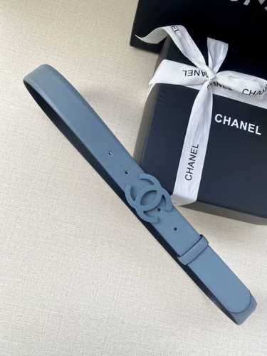 特 P180 宽度3.0Cm Chanel 香奈儿 品牌新款 选用两面平纹牛皮多颜色可选择，搭配同色金属钢扣！