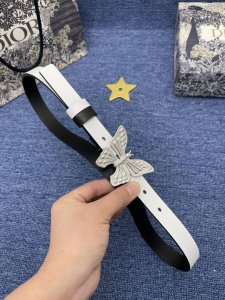 特 迪奥550 2.0Cm 这款 30 Montaigne Avenue 腰带从同名手袋汲取灵感，是二零二三年秋季新品。采用黑色光滑 牛皮革精心制作，质感柔软，