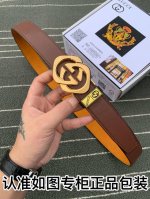 皮带：古奇.Gucci自动扣 腰带：古驰百分百进口原厂头层牛皮，保证真皮。24K纯钢扣滑道系列-自动带身专柜同等质量， 送人自用首选 包装： 请认准如图专柜包装