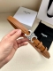 特 宽度2.5Cm Celine Triomphe中号光滑进口牛皮革腰带 头层牛皮 中腰 宽度1英寸 2.5厘米 Triomphe 配领扣带扣 编号：45Ak9