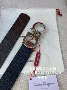 特 Ferragamo菲拉格慕 Nfc芯片扫码款 正品尺寸3.5Cm意大利原厂皮