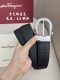 特 Ferragamo菲拉格慕男士专柜对版金属扣，头层牛皮双面外用腰带，商务通勤休闲场合均适合佩戴。3.5Cm