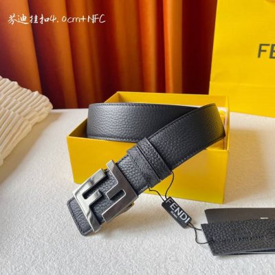 特 Fendi.芬迪 全套包装 男女同款系列 经典印花搭配头层小牛皮，双f字母精品挂扣，宽4.0Cm，时尚百搭