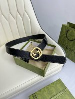 特 Gucci，原厂精密电渡扣头，意大利原厂皮，宽4.0Cm，代购级。