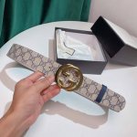 特 配送专柜包装 Gucci 古奇官网限定款 正品规格 原单品质 专柜同款进口Pvc 系列面料，头层原单底 官网3.8Mm 双G亮面扣