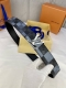 特 4.0宽 双面腰带以平纹小牛皮搭配品牌标志性的damier Cobalt帆布，丰富时尚造型选择。平纹小牛皮面适合商务造型，反面的damier格纹帆布则更显都