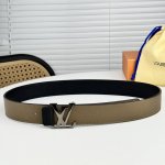 Lv。商务休闲、正装均可佩戴！3.8Cm 最新款扣头，抛光扣头、双面均可佩戴