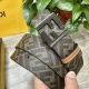 图片包装＋10 Fendi 芬迪 专柜同款 宽4.0Cm 双环正反用腰带 Ff按钉搭扣 土黄色Cuoio Romano皮革材质 反面面料带有烟草黄和黑色Ff图案