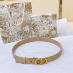 特 Dior 23 双面羊皮 菱格腰带 经典 3.0Cm精品 码数75、80、85、90、95、100欧