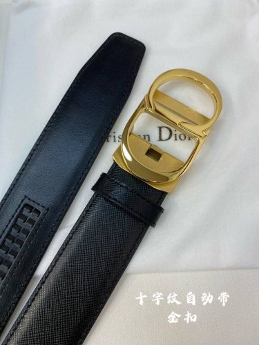 特 迪奥男士自动腰带- 宽度35Mm316精品钢扣 精工打造 手感柔软 可以裁剪