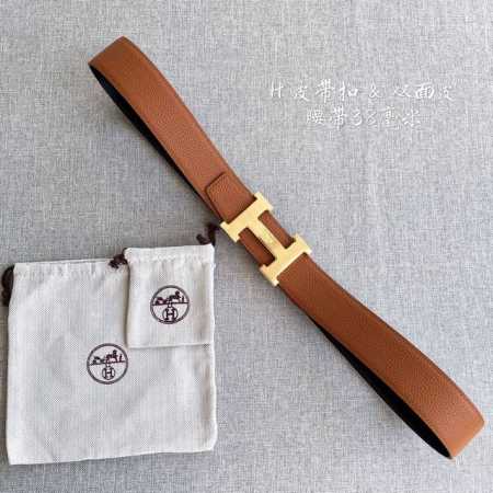 配全套包装礼盒 爱 马 仕 男款腰带 专柜在售爆款 感谢客户反馈实拍图，顶级货 自己看细节 3.8Cm都有货 码数齐 - 点击图像关闭