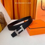 特 爱马仕Hermes 原单爱马仕，宽3.8Cm进口原版皮带身，双面可两面用，精品电镀五金 ！