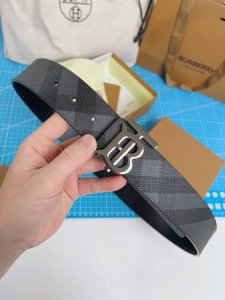 特 巴宝莉 TB系列 全套包装 意大利原厂皮料 双面两用 尺寸4.0cm 五金进口炉内五金，