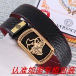 品名：Versace.范思哲原单 材料：百分百头层牛皮，保证真皮。24K纯钢扣双面可用专柜同等质量， 送人自用首选包装： 请认准如图专柜包装，赠送打孔器，银联发