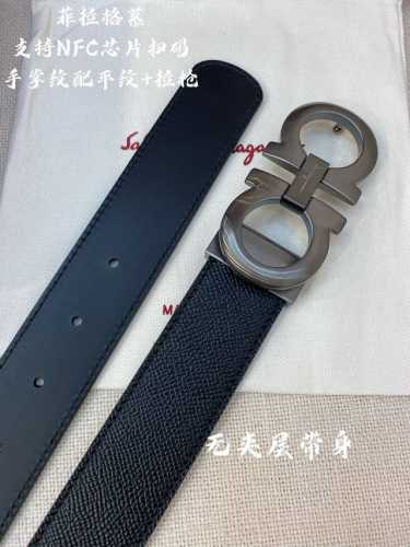 Ferragamo菲拉格慕 Nfc芯片扫码款 正品尺寸3.5Cm意大利原厂皮