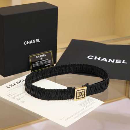 Chanel Cc方块 树脂白 与 黑 Logo小方块 黄铜Logo扣 小牛皮 银色金属 与 金色金属 3.0Cm精品 弹力十足 百搭 优雅 码数含扣S=65C - 点击图像关闭