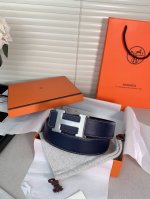特 现货 ｜HermèS｜ 爱马仕38Mm 宽皮带 双拼色 精品扣