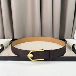 特 。 爱马仕针式扣Togo男士皮带，爱马仕3.5双头层牛仔配饰腰带。