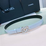 特 C Hanel Cc扣 黄铜金色金属 3.0Cm精品 小牛皮腰带 手感极佳 典雅 欧码75、80、85、90、95、100 不含扣长度