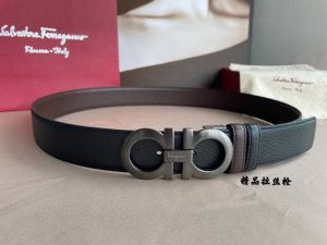 为什么男士都喜欢菲拉格慕？因为它低调奢华沉稳内敛的风格，更能承托男性的魅力。双马蹄扣的设计与8谐音“发”寓意很好的发财腰带。升级版品质奉送。3.5Cm 6524