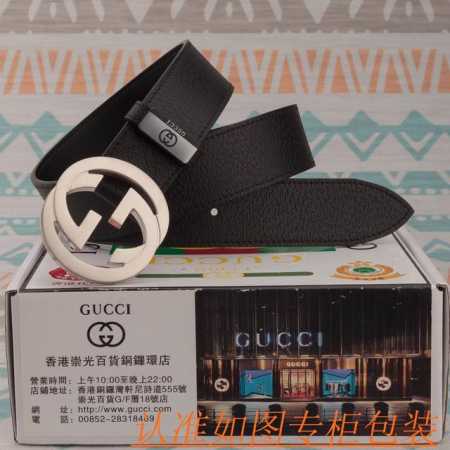 腰带皮带：古奇原单牛皮腰带 男款皮带：材质百分百头层牛皮腰带保证真皮皮带，专柜原单品质、做工精细，时尚大牌，送人自用首选包装： 请认准如图专柜包装赠送打孔器手提 - 点击图像关闭