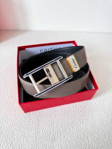 品名：卡地亚 Cartier 原单 腰带 皮带 型号：针扣，原版经典针式扣头，实物拍摄，双面头层牛皮 材料：百分百头层牛皮，保证真皮。双面可用专柜同等质量，原版