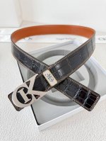 皮带：C K顶级复刻.单扣 双扣 腰带：Ck潮牌.专柜正品.Cooperkelvina原单大牌品质百分百进口原厂头层牛皮，内穿尾巴.暗扣款，保证真皮-Ck字母L