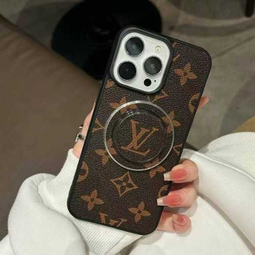 Lv经典老花手机壳 强磁吸Logo支架手机壳 型号：为了不出现报错型号，请打开本机查看手机设置显示的型号 Iphone16系列更新 Iphone16Pro Ma