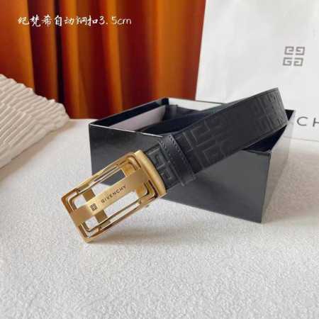 特 纪梵希 原版压花小牛皮，手感细腻柔软，搭配纯钢自动精品扣，男士必备！宽度：3.5Cm - 点击图像关闭