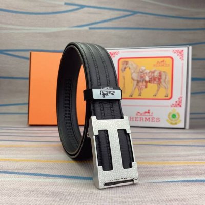 品名：爱马仕.Hermès 自动带 材质：原单牛皮腰带 百分百头层牛皮腰带保证真皮，24K纯钢扣，专柜原单品质、做工精细，时尚大牌，送人自用首选 包装： 请认准