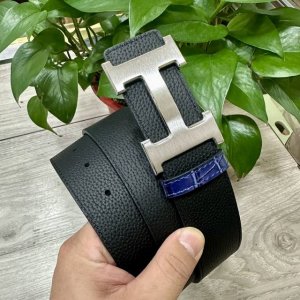Hermes.爱马仕 男士真皮腰带 宽度3.8Cm 原版带身 配搭精品钢扣 可双面使用 触感厚实