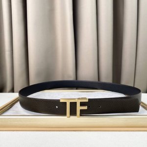男士Tf 汤尼.福特 牛皮。柔软细腻，百搭大方，宽3.5Cm 、 官网同步，纯铜五金，可裁剪设计！