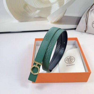 特 2.5cm爱马仕新款腰带，双面头层牛皮皮料，长度：75.80.85.90.95.100欧，铜五金扣原版开模定制庆祝]