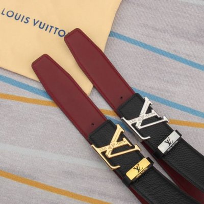 腰带皮带：Lv 路易威登原单牛皮皮带 男款皮带：材质百分百头层牛皮腰带保证真皮皮带，专柜原单品质、做工精细，时尚大牌，送人自用首选包装： 请认准如图专柜包装赠送