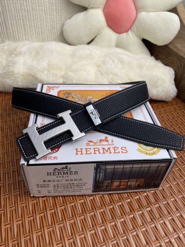 品名：爱马仕.Hermès 原单 材质：原单牛皮腰带 百分百头层牛皮腰带保证真皮，24K纯钢扣，专柜原单品质、做工精细，时尚大牌，送人自用首选 包装： 请认准如