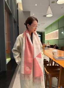 爱马仕双面围巾好看的要疯掉了，太有型太有魅力了非常斯文时尚的秋冬单品！真的很喜欢，非常Classical的男款设计100%羔绒，手感真的绝了上身效果真的随便怎么