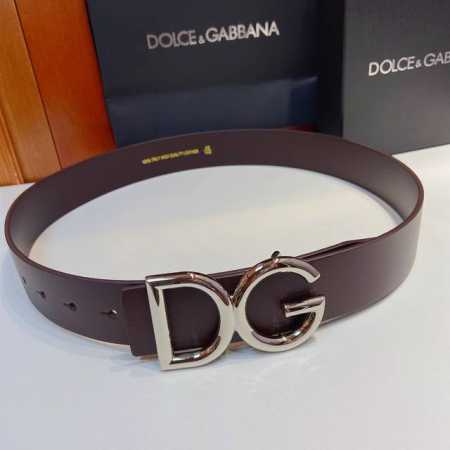 D&G杜嘉 班纳官网新款lux鞍皮腰带，精品宽度：4.0Cm，原版定制铜扣 - 点击图像关闭