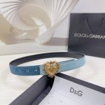 3.0Cm D&G杜嘉班纳腰带，专用牛仔布搭配头层牛皮皮料，长度：.75.80.85.90.95.100欧，铜五金扣原版开模定制庆祝]