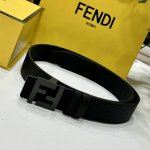 Fendl 芬迪 宽35Mm双面原版小牛皮 搭配单钌钯电镀扣 完美的手感.油边 出众的设计.风格 高贵奢华 时尚大方 高清实拍 货真价实 品质保证 双面用