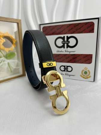 品名：菲拉格幕 原单 材质：原单牛皮腰带 百分百头层牛皮腰带保证真皮，24K纯钢扣，专柜原单品质、做工精细，时尚大牌，送人自用首选 包装： 请认准如图专柜包装赠 - 点击图像关闭