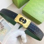 古奇 特种皮腰带系列 ，原厂五金精品不锈钢扣 手感柔软舒适 宽3.8Cm。
