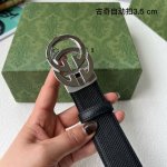 特 品牌： 古奇 新款进口小牛皮，手感细腻柔软。搭配纯钢自动精品钢扣，男士必备！宽度：3.5Cm