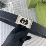 古奇 特种皮腰带系列 ，原厂五金精品不锈钢扣，手感柔软舒适 宽3.8Cm。