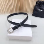 特 2.5Cm塞琳新款腰带，双面头层牛皮皮料，长度：.75.80.85.90.95.100.欧，铜五金扣原版开模定制庆祝]