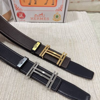品名：爱马仕.Hermès 原单 材质：原单牛皮腰带 百分百头层牛皮腰带保证真皮，24K纯钢扣，专柜原单品质、做工精细，时尚大牌，送人自用首选 包装： 请认准如
