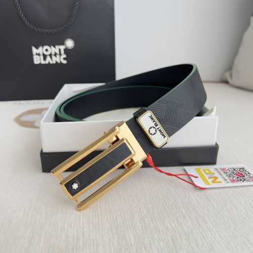 品名：万宝龙.Montblanc原单 腰带 皮带 型号：挂扣，新款原版经典精品双色挂扣，实物拍摄，原版头层牛皮 材料：百分百头层牛皮，保证真皮。双面可用专柜同等